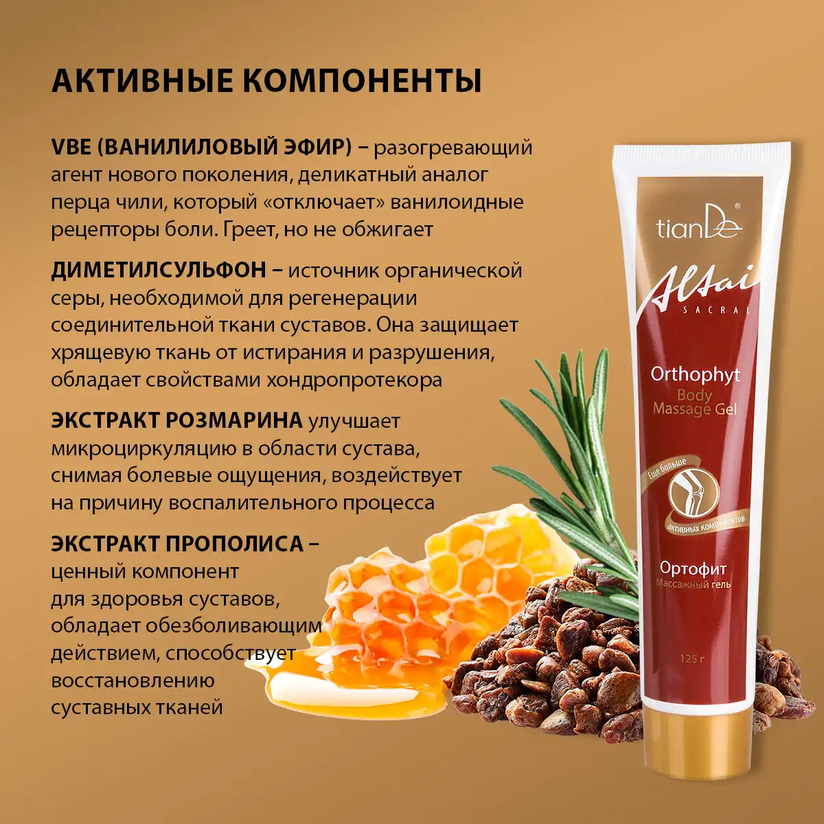 Gel de masaj „Ortofit”, 125 мл