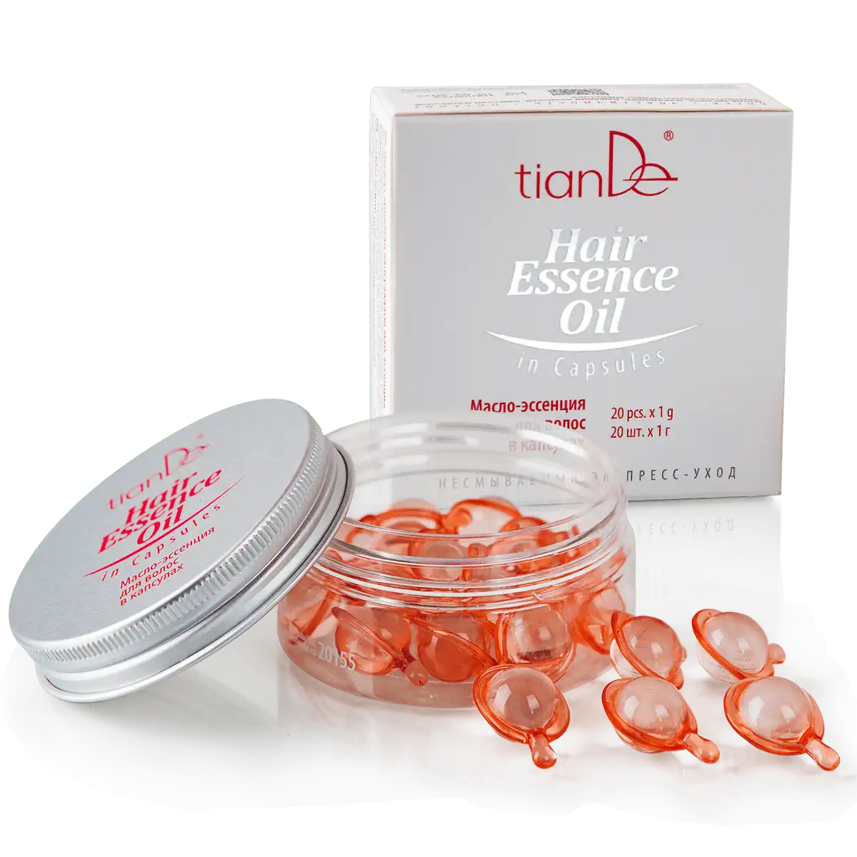 Ulei-esență pentru păr în capsule, 20 g (20 buc. x 1 g)