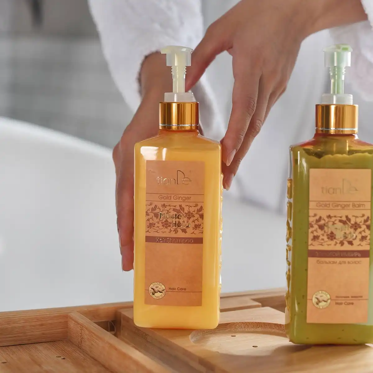Șampon „Ghimbir de Aur”, 300 ml