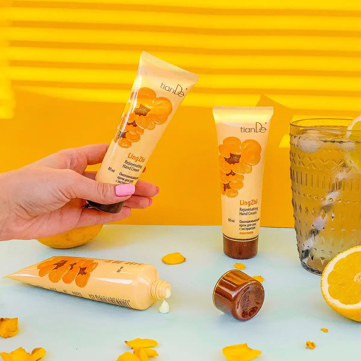 Cremă rejuvenantă pentru mâini cu extract de lingzhi, 80 ml Thumbnail 5