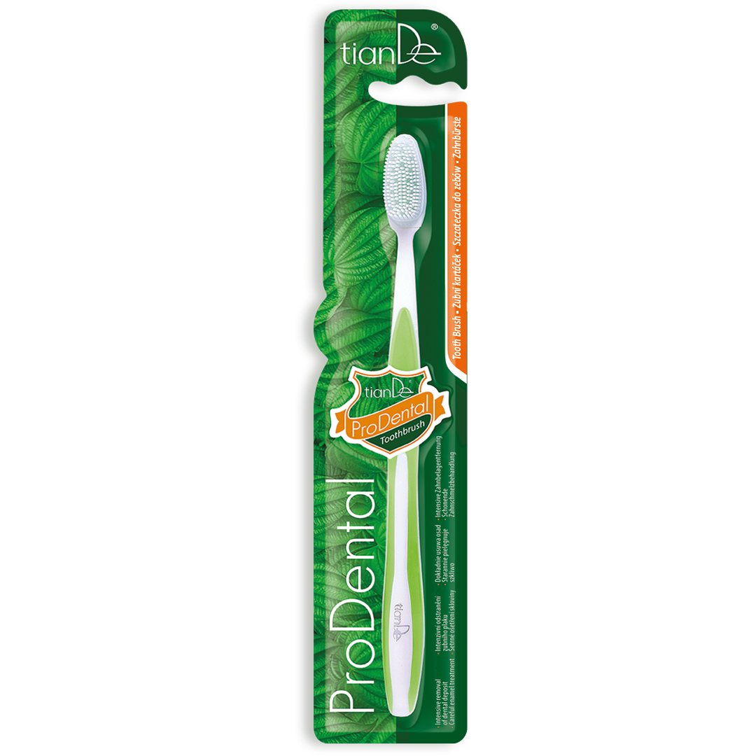 Periuță de dinți „prodental” verde, 1 buc.