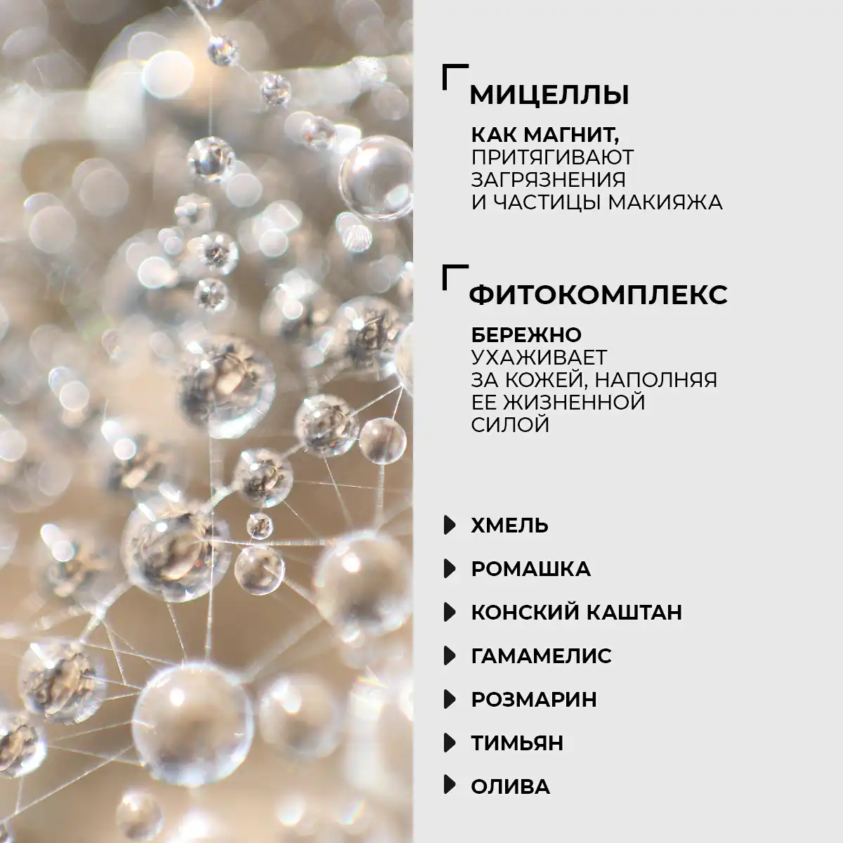 Мицеллярная вода с фитокомплексом, 200 г (для ес), шт Thumbnail 6