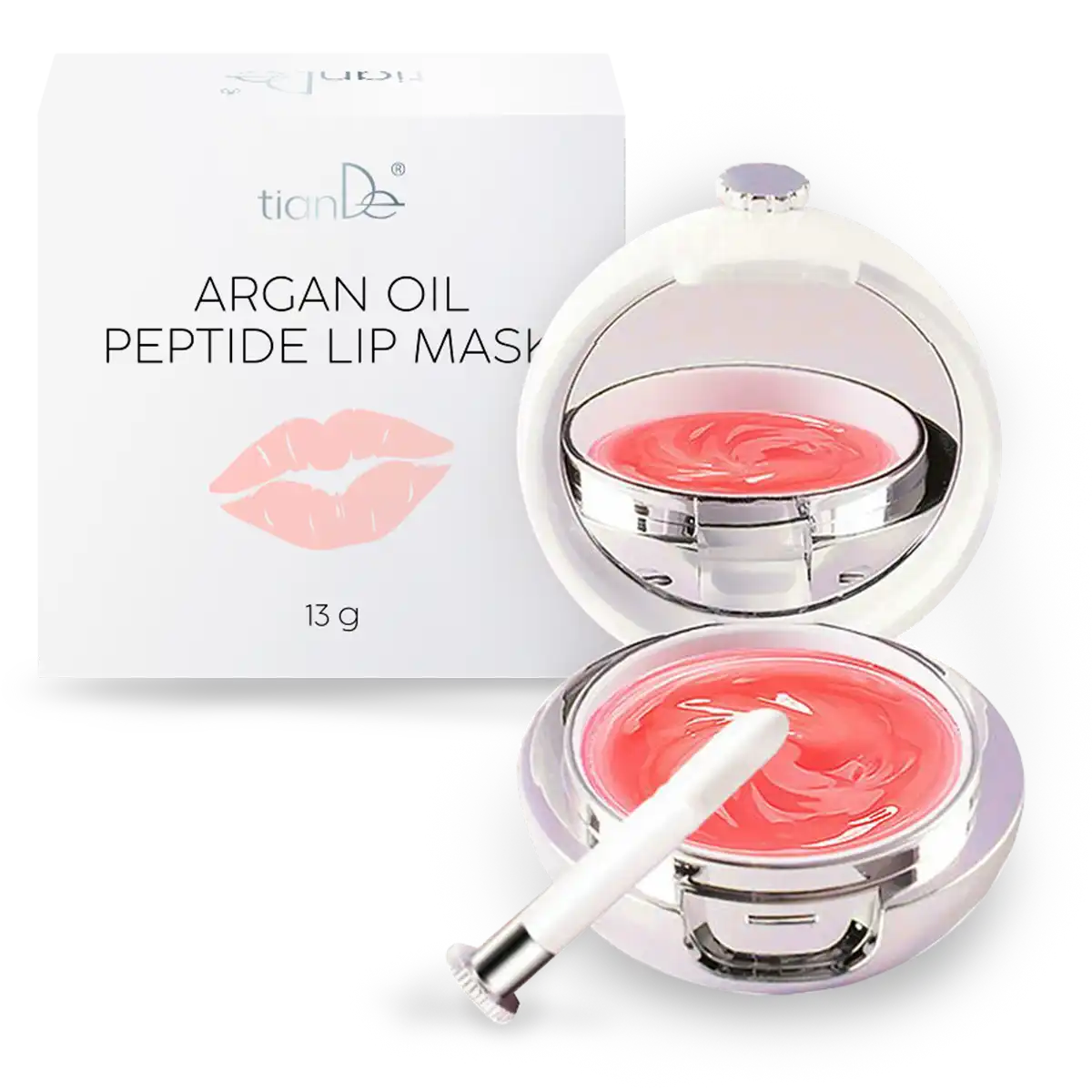 Mască peptidică pentru buze cu ulei de argan