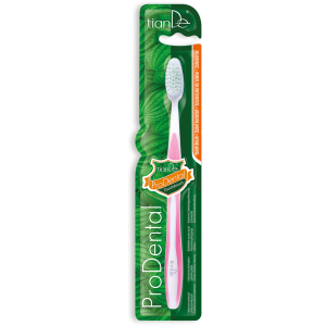 Periuță de dinți „ProDental” roz, 1 buc